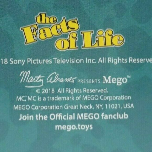 New Mego The Facts Of Life Jo Polniaczek  8'' Action Figure - Picture 3 of 5